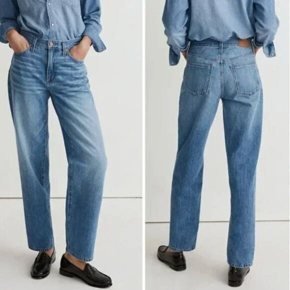 NEW‎ Madewell The Slouchy Boyjean Rosewell Wash, 23 - Picture 1 of 15